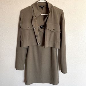 Hope's mini dress with jacket